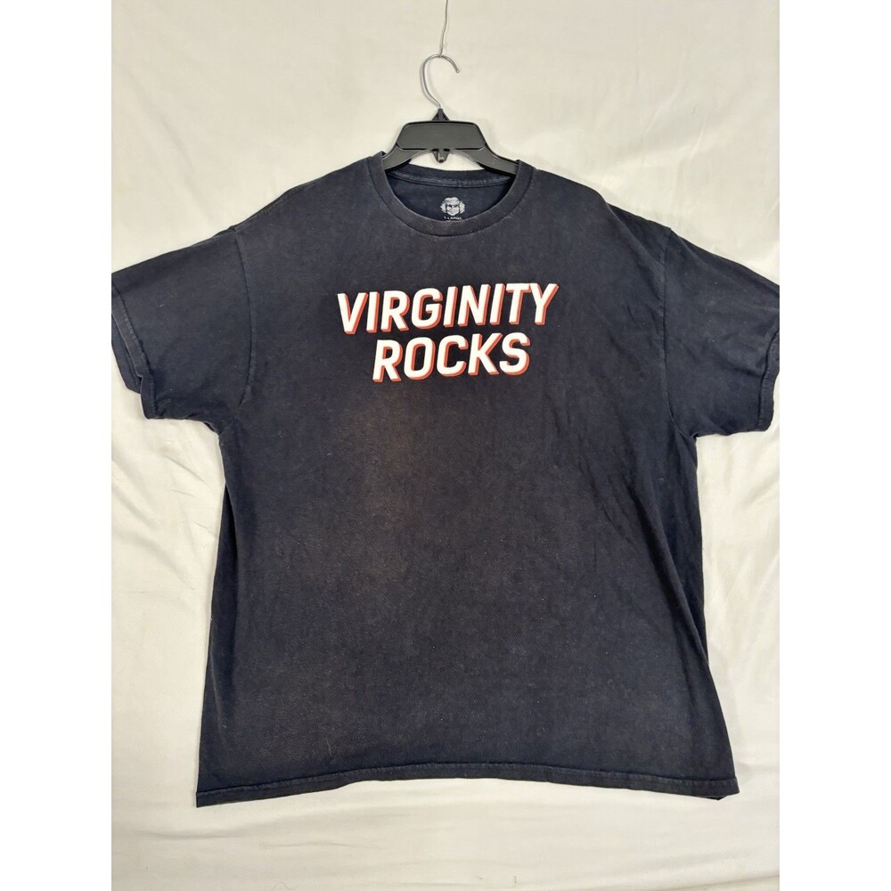 Danny Duncan Virginity Rocks Black Graphic T Shirt Mens Large Funny Meme Tee